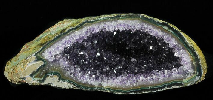 Sparkling Purple Amethyst Geode - Uruguay #57212
